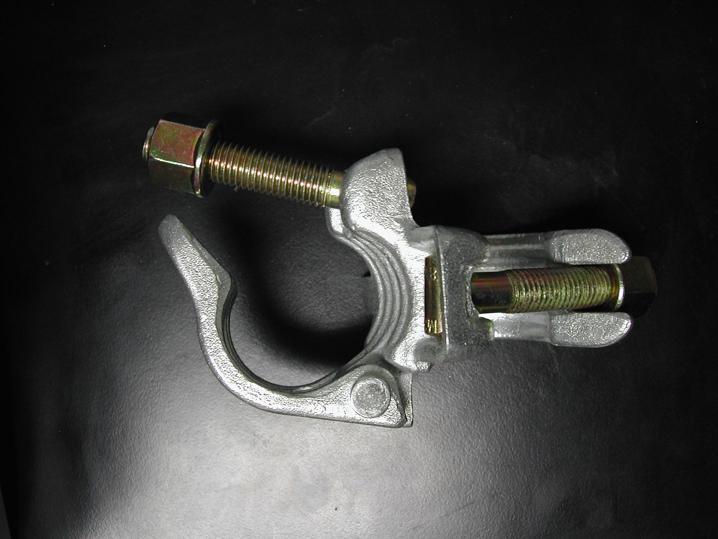 10 New Galvanized Right Angle Clamps aka Rigid Clamps